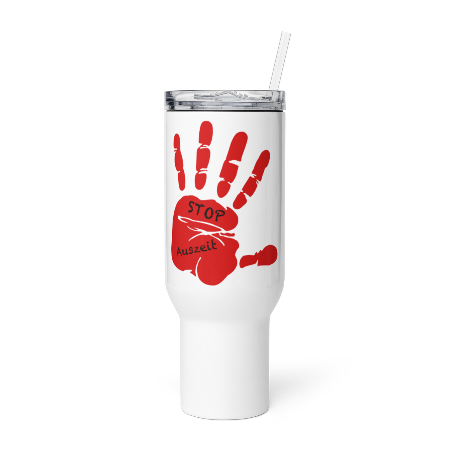 Reisebecher mit Griff